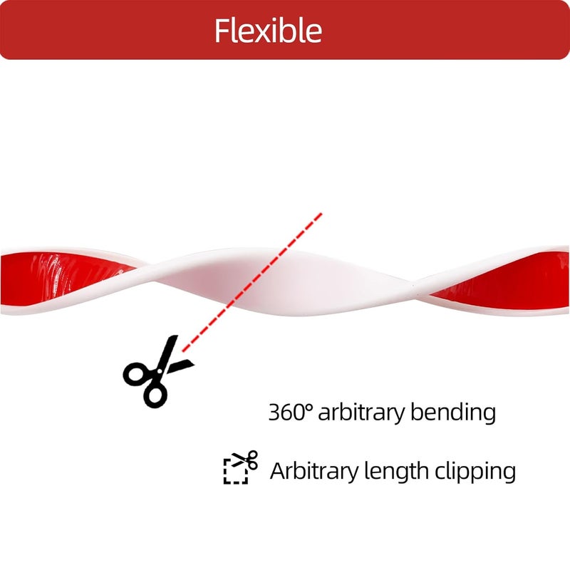 Aroilder U-Shape Plywood Edge Banding - 2-1/8" Edge Protector, Self-Adhesive Trim for Veneer, Furniture, Countertop, Table, Sheet Metal - White, 20Ft - Image 5